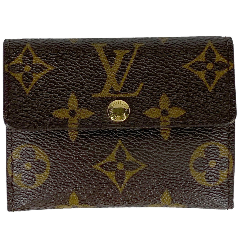 Louis Vuitton Ludlow Coin Purse Card Bi fold Case Monogram Brown